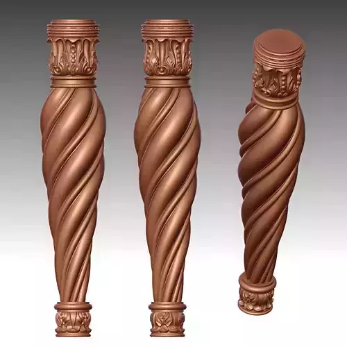 Table leg- wood carving 