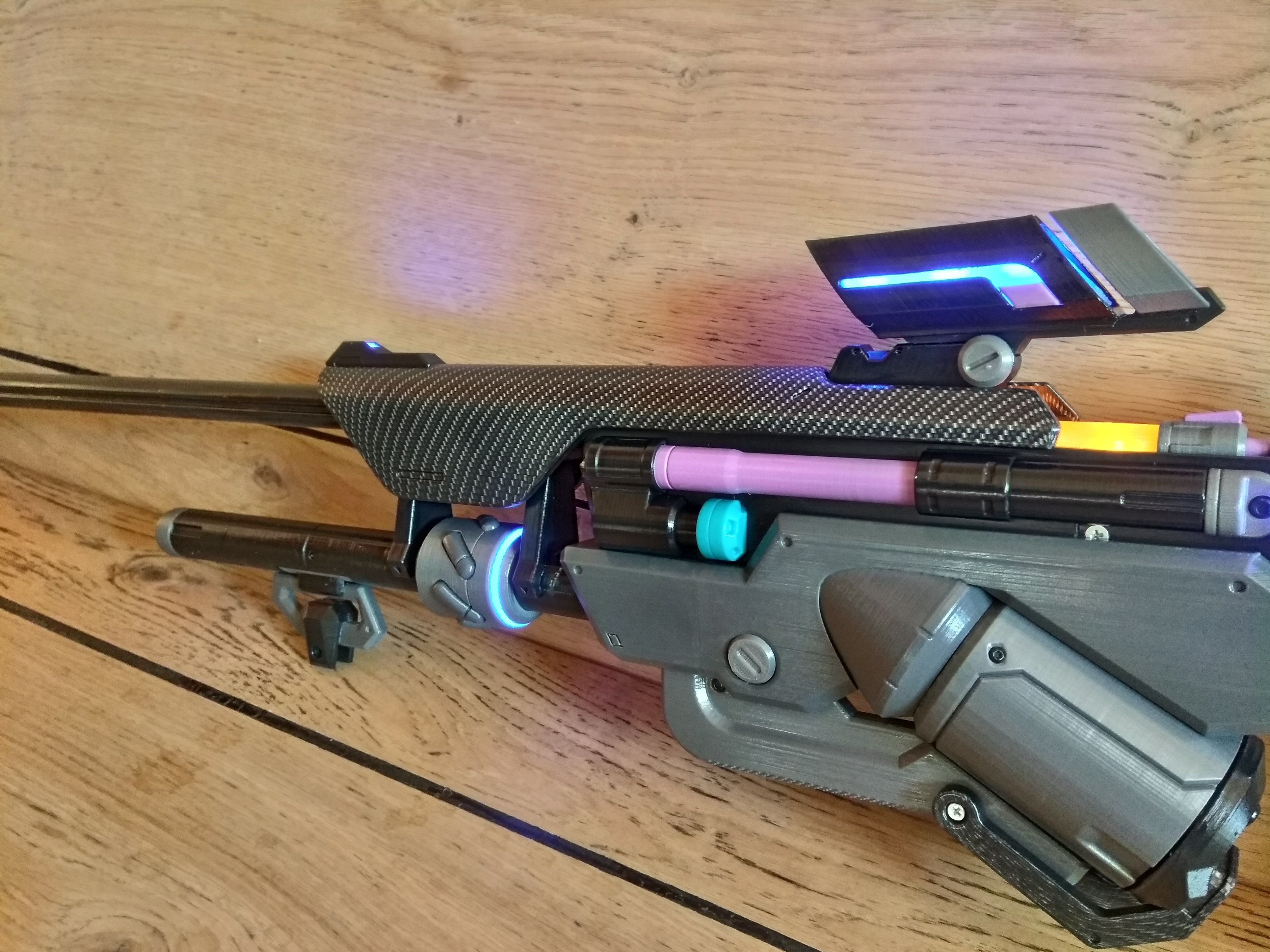 Ana Sniper Cannon 3 SKINS - Overwatch - STL and CAD - Commercial 3D print model_16