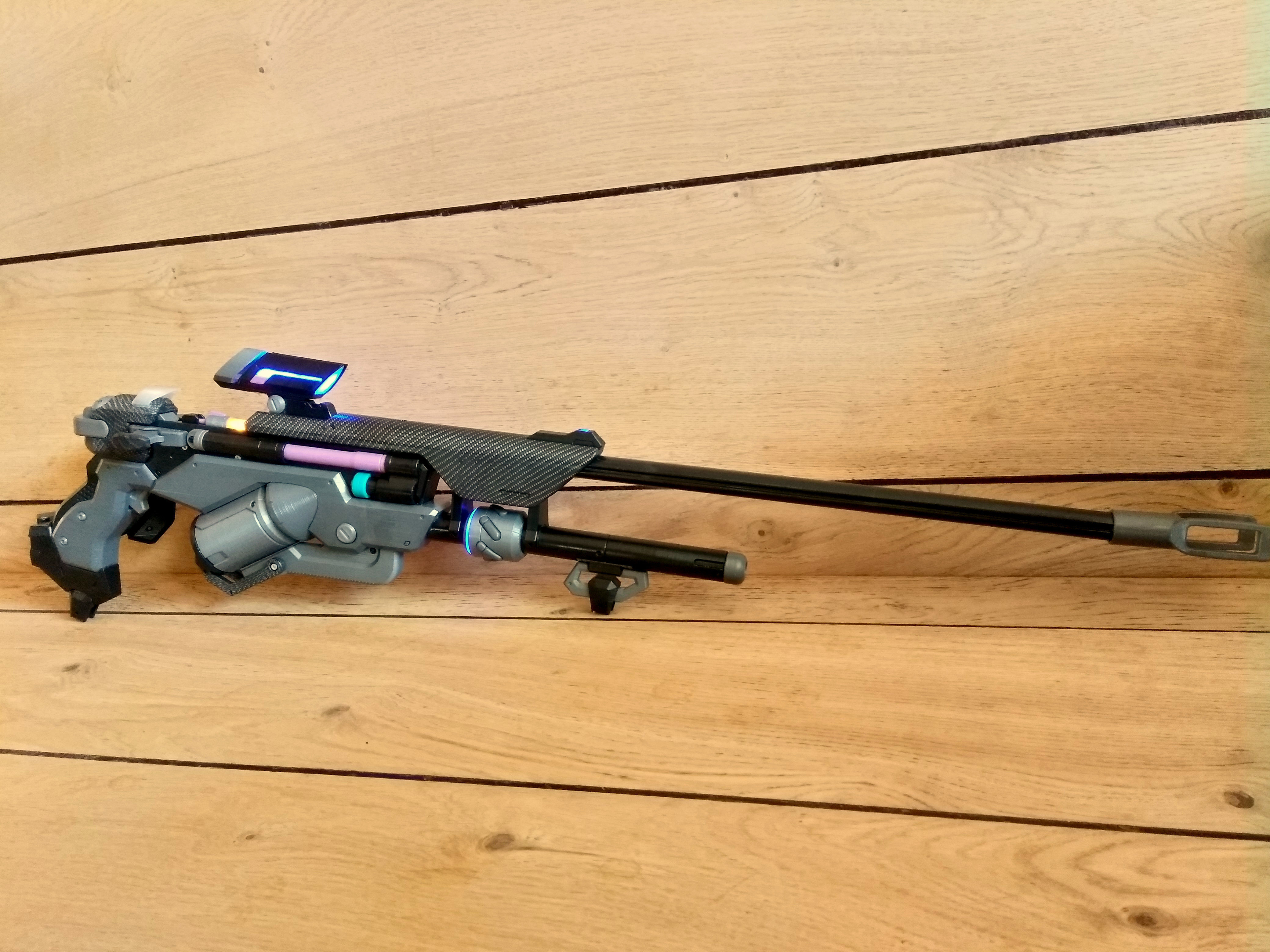 Ana Sniper Cannon 3 SKINS - Overwatch - STL and CAD - Commercial 3D print model_18