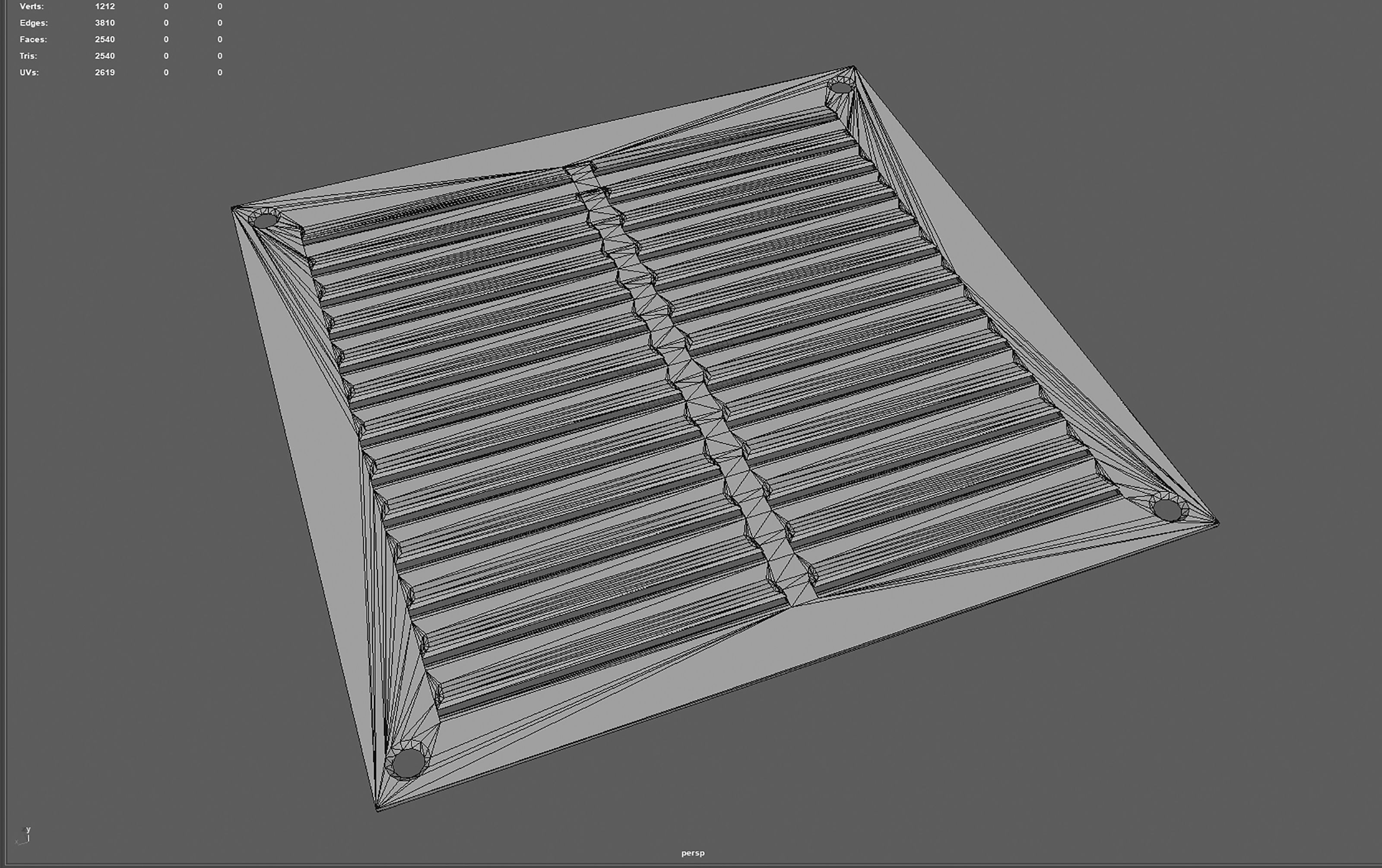 Ventilation Grille 3D print model_6