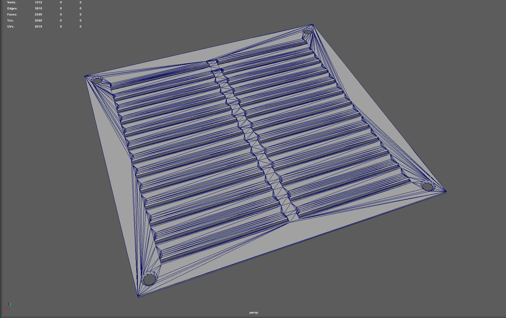 Ventilation Grille 3D print model_5