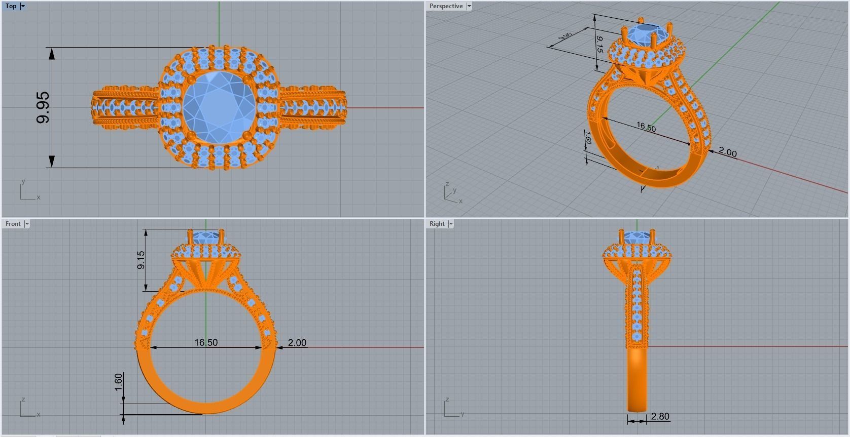 ring code 89 3D print model_1