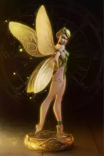 Tinker Bell 3D Printing Creation