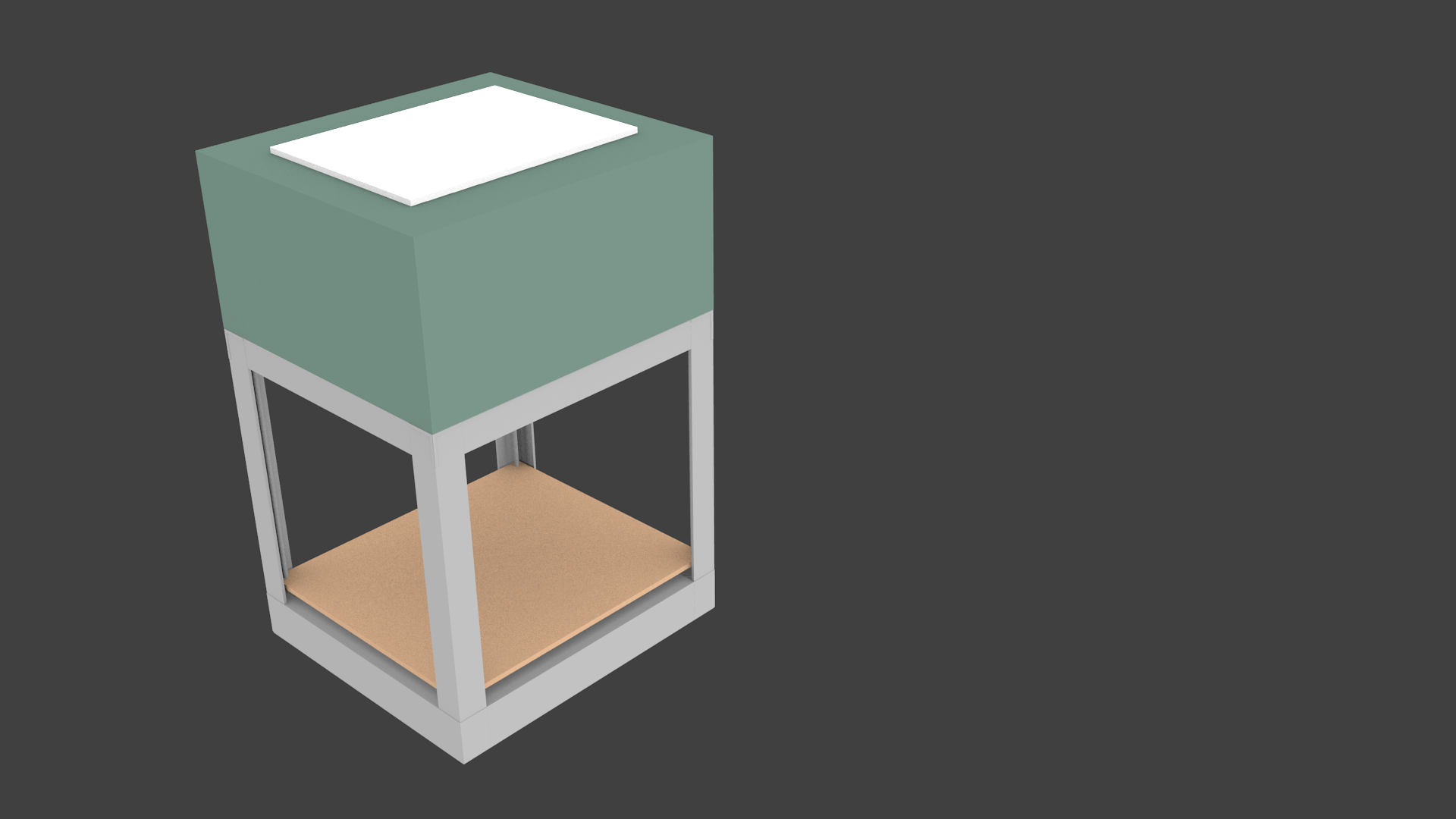 Animated 3D printer 3D model_4