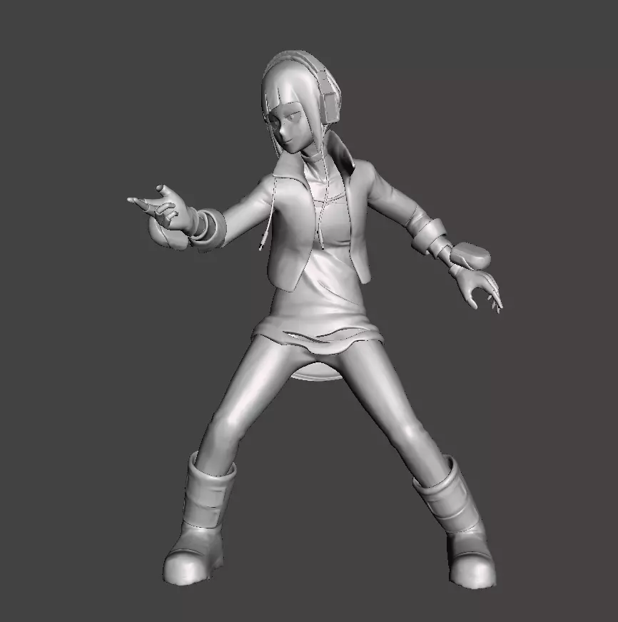 Kyoka Jiro Earphone Jack 3D Model 3D print model