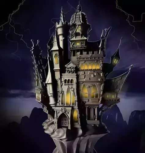 Vampire Castle 3D Printing Creation