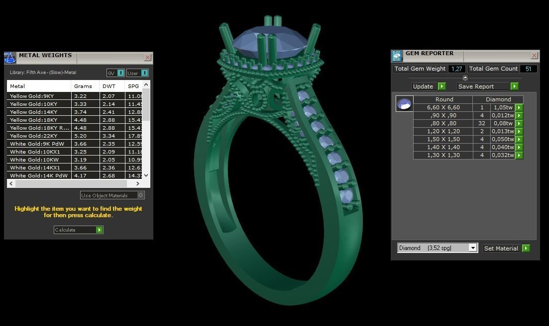 ring code 78 3D print model_2
