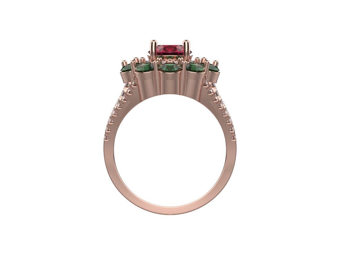 ring code 73 3D print model_8