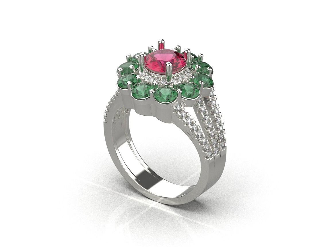 ring code 73 3D print model_14