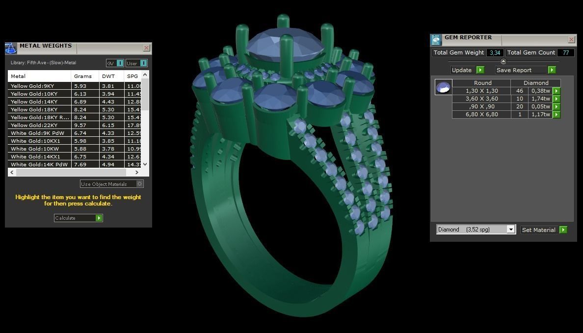 ring code 73 3D print model_2