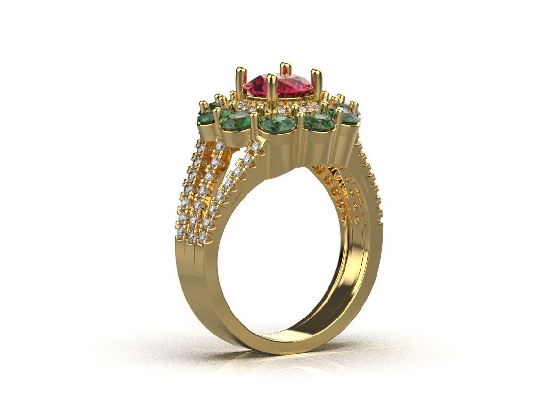 ring code 73 3D print model_12