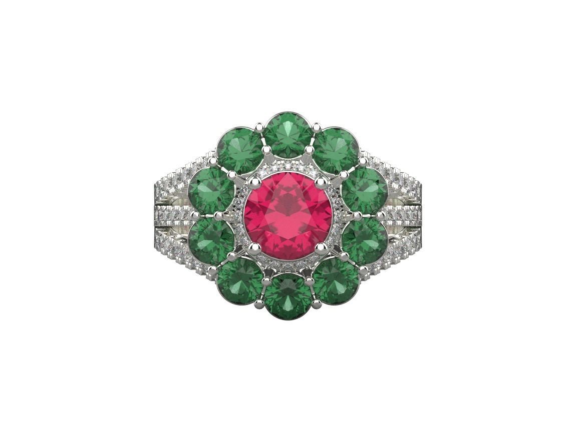 ring code 73 3D print model_4