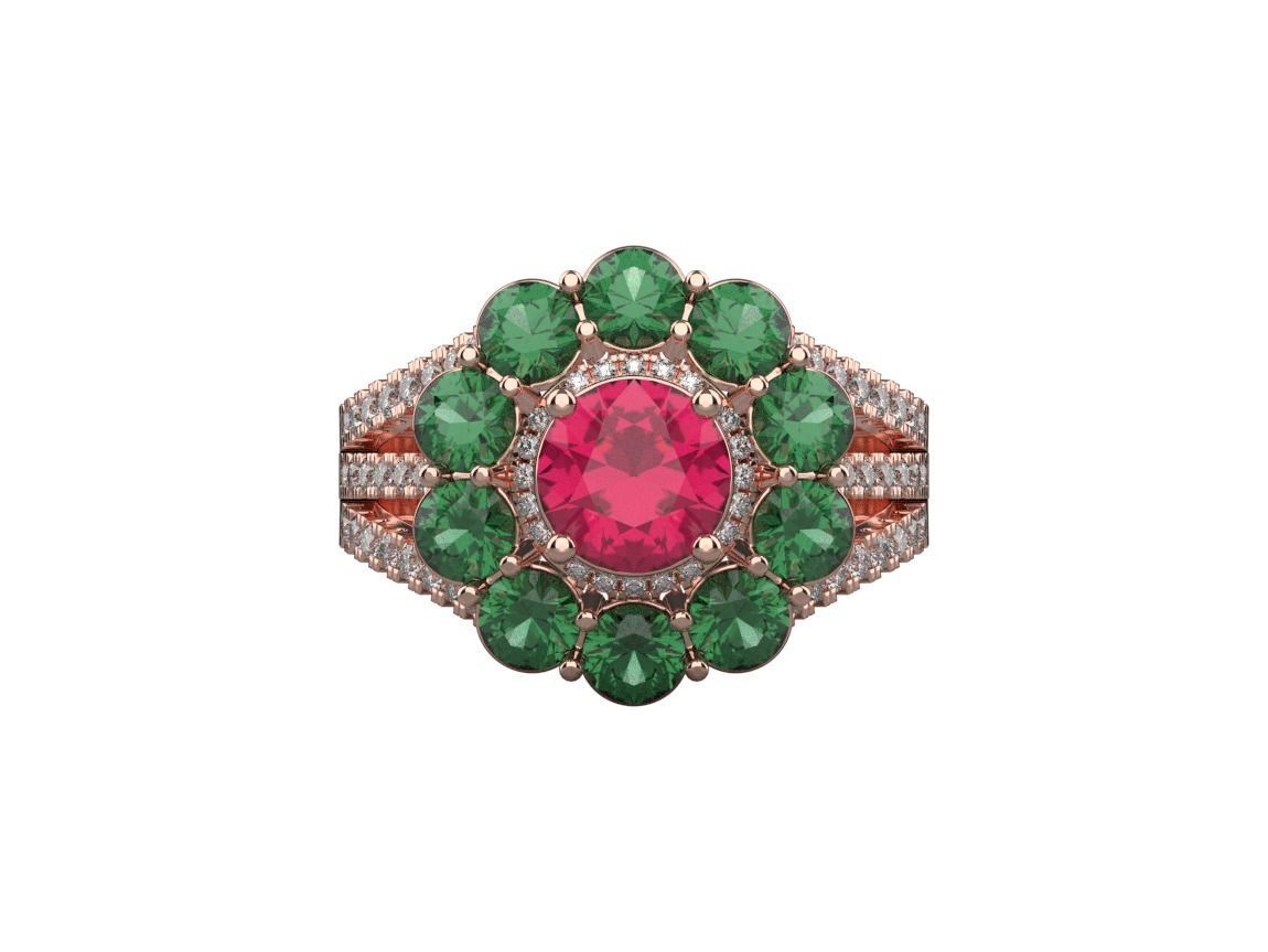 ring code 73 3D print model_5