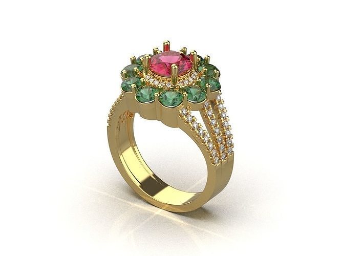 ring code 73 3D print model