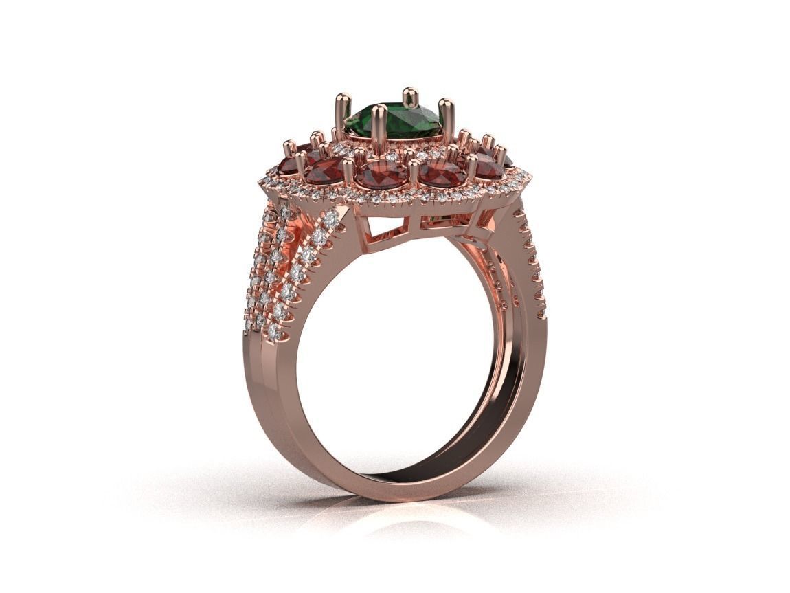 ring code 72 3D print model_11