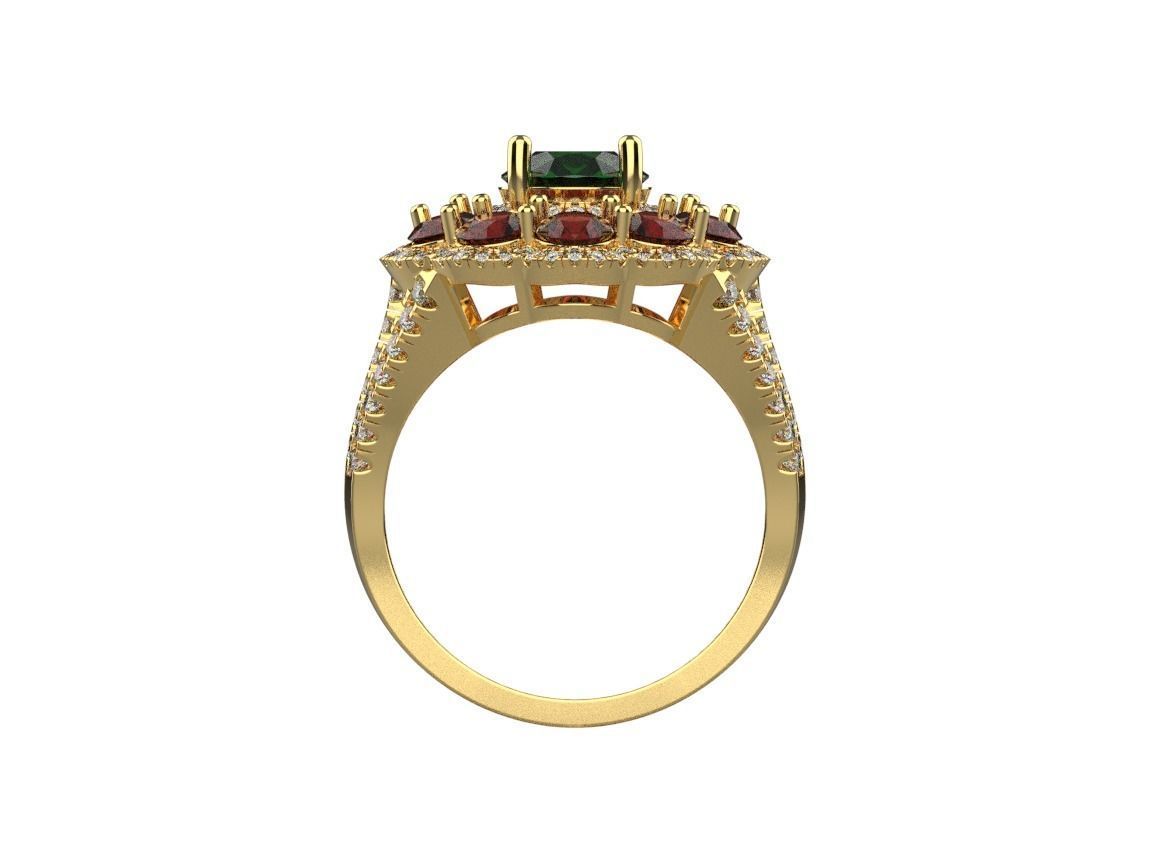 ring code 72 3D print model_7