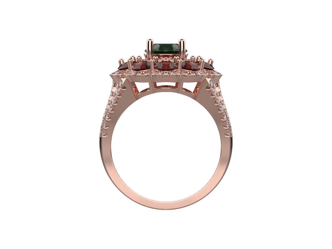 ring code 72 3D print model_8