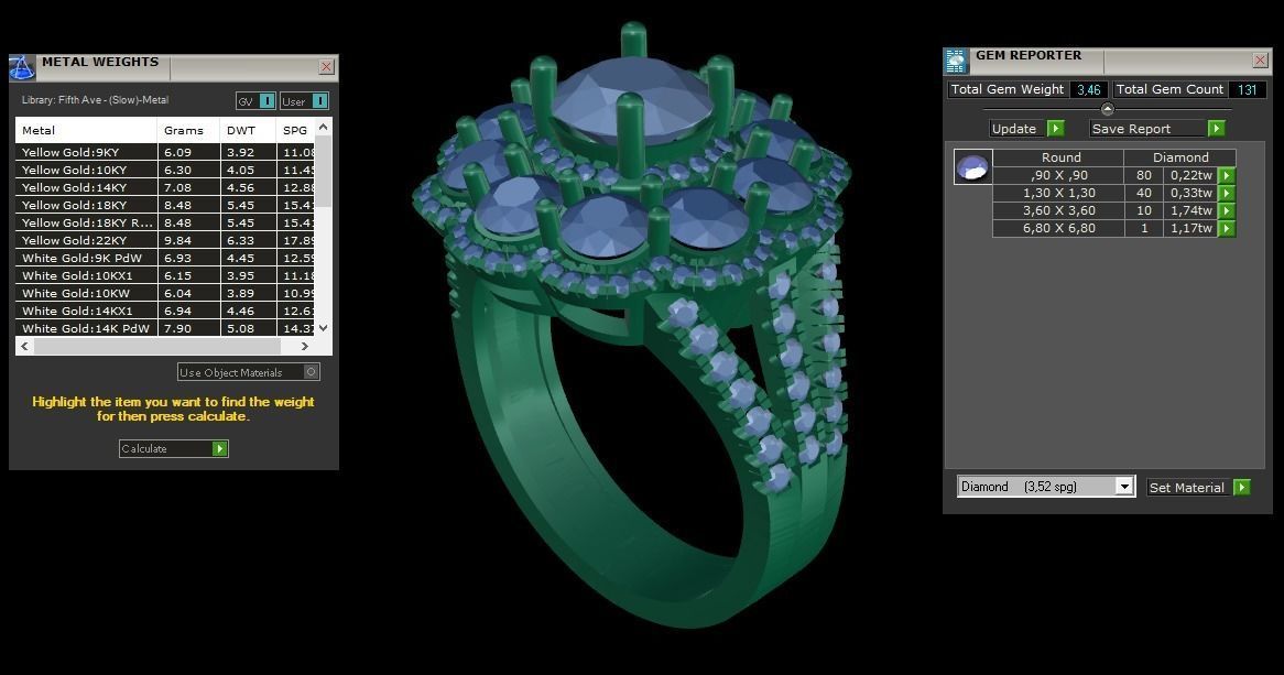 ring code 72 3D print model_2
