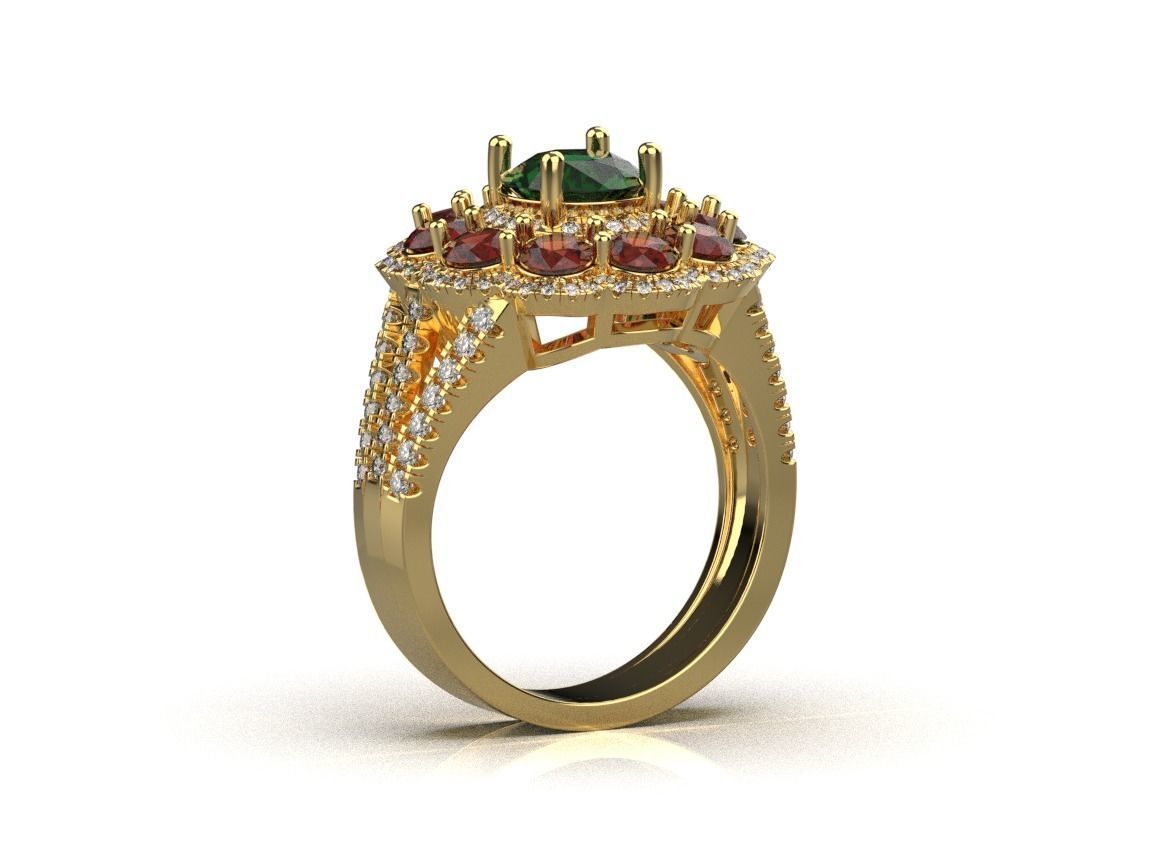 ring code 72 3D print model_12