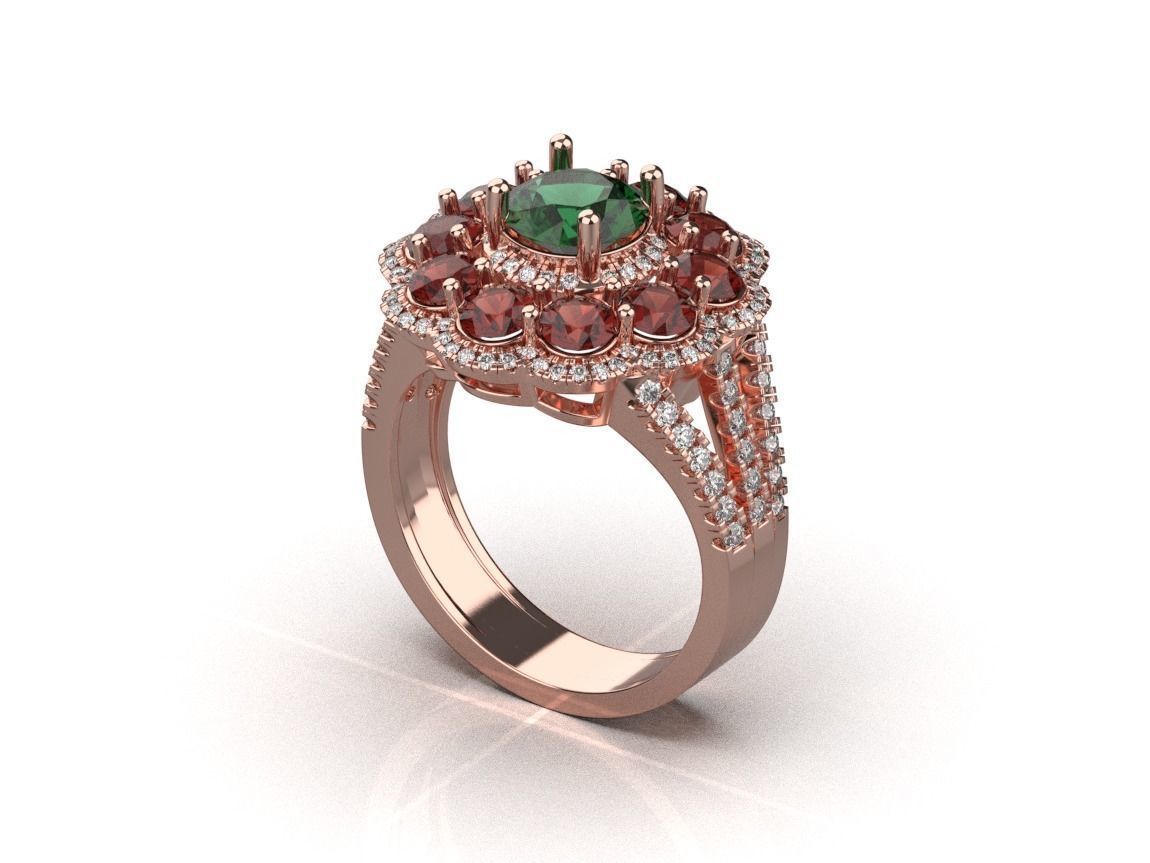 ring code 72 3D print model_13