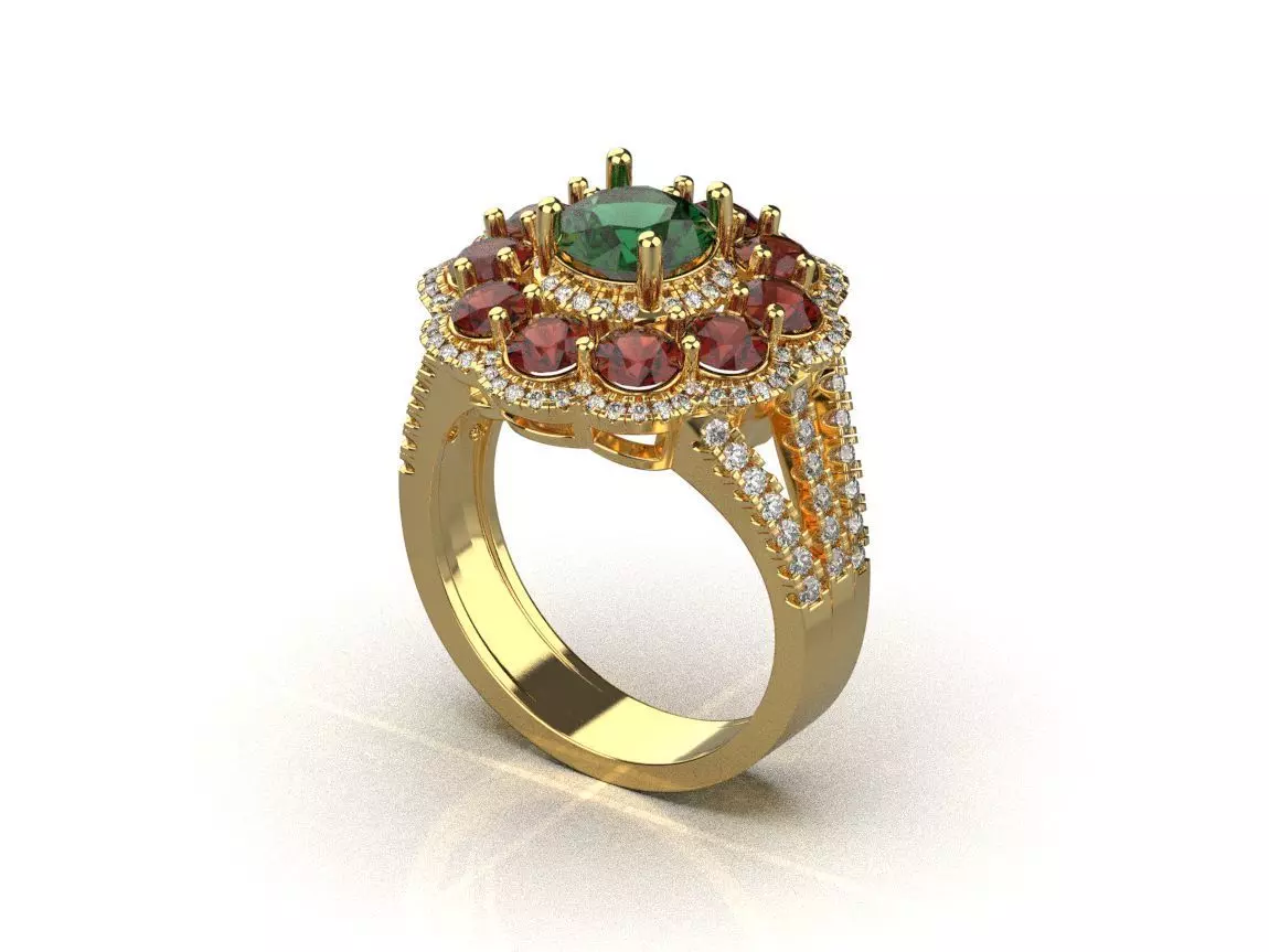 ring code 72 3D print model_0