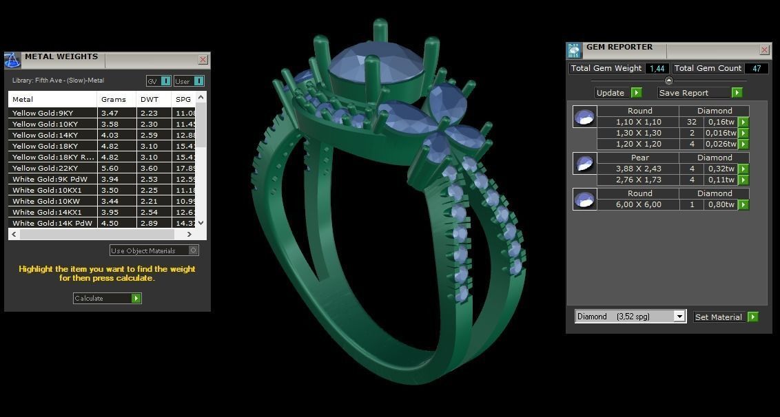 ring code 67 3D print model_2