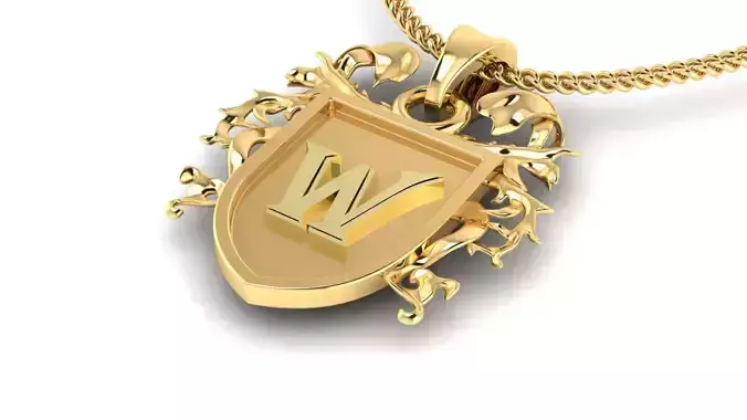 Letter- W - Pendant Name