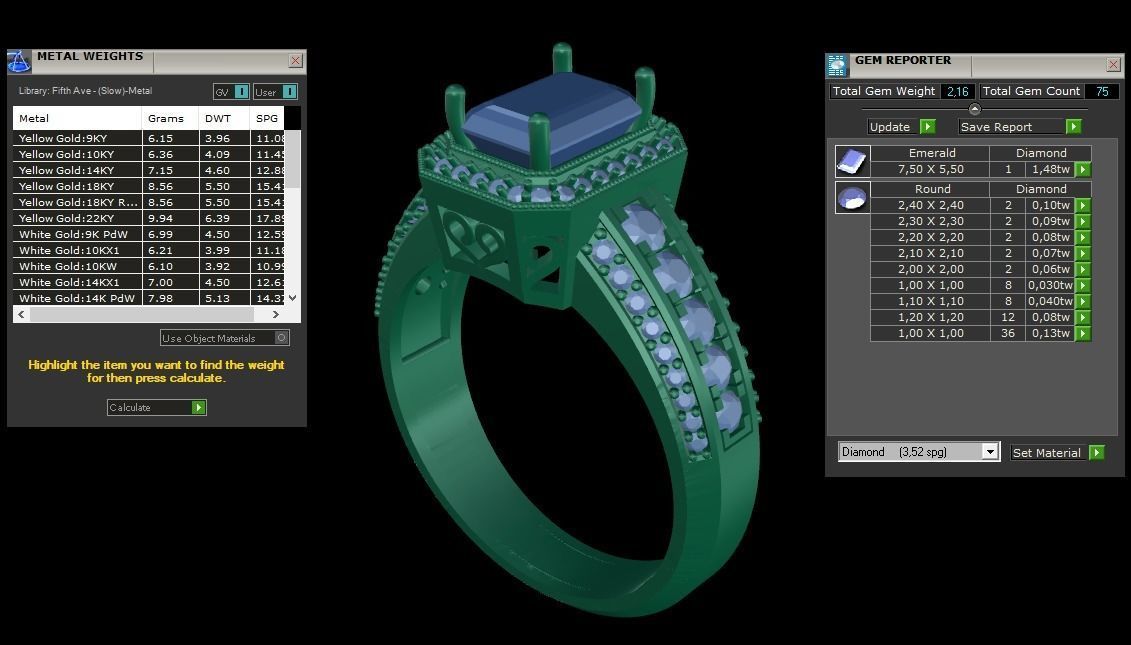 ring code 63 3D print model_2