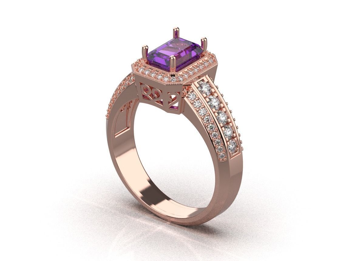 ring code 63 3D print model_16