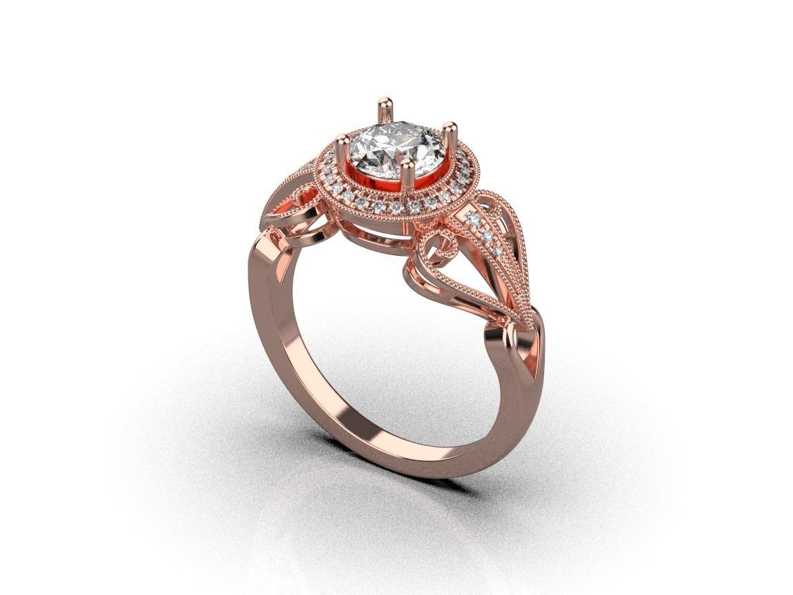 ring code 51 3D print model_13