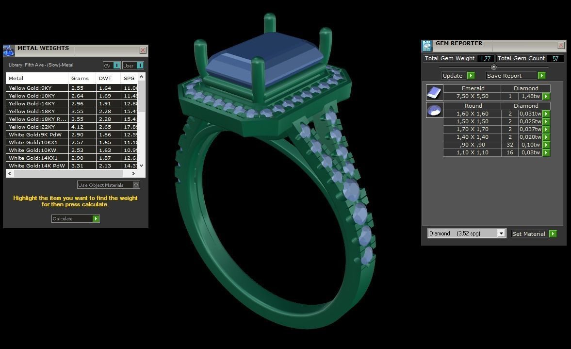 ring code 50 3D print model_2