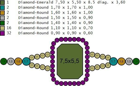 ring code 50 3D print model_3