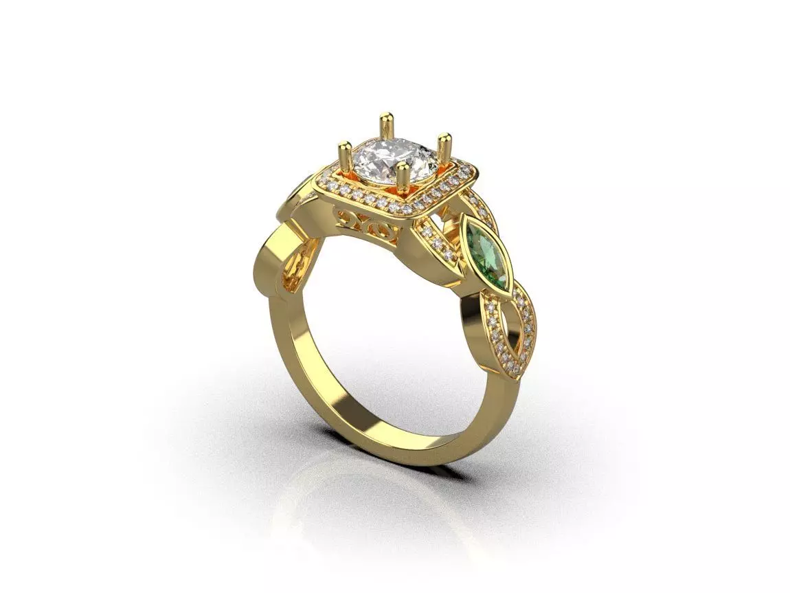 ring code 48 3D print model