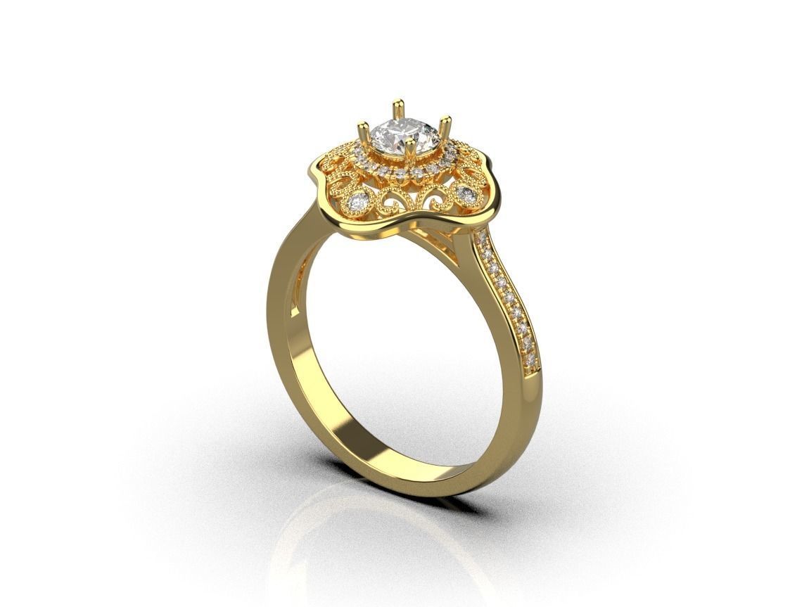 ring code 46 3D print model_15