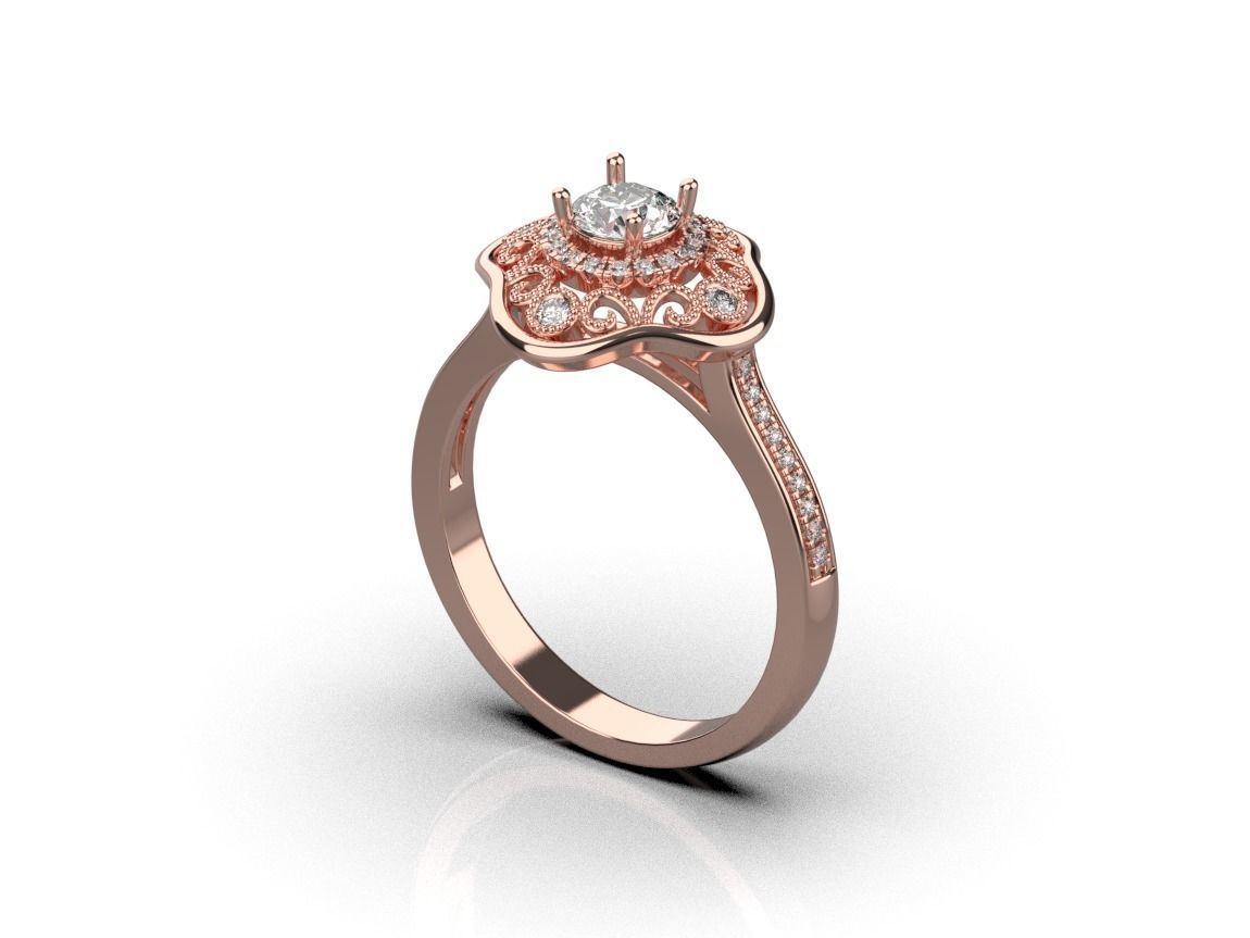 ring code 46 3D print model_16