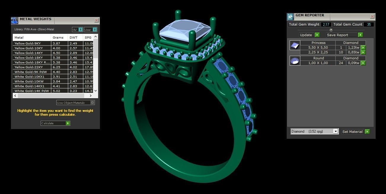 ring code 38 3D print model_2