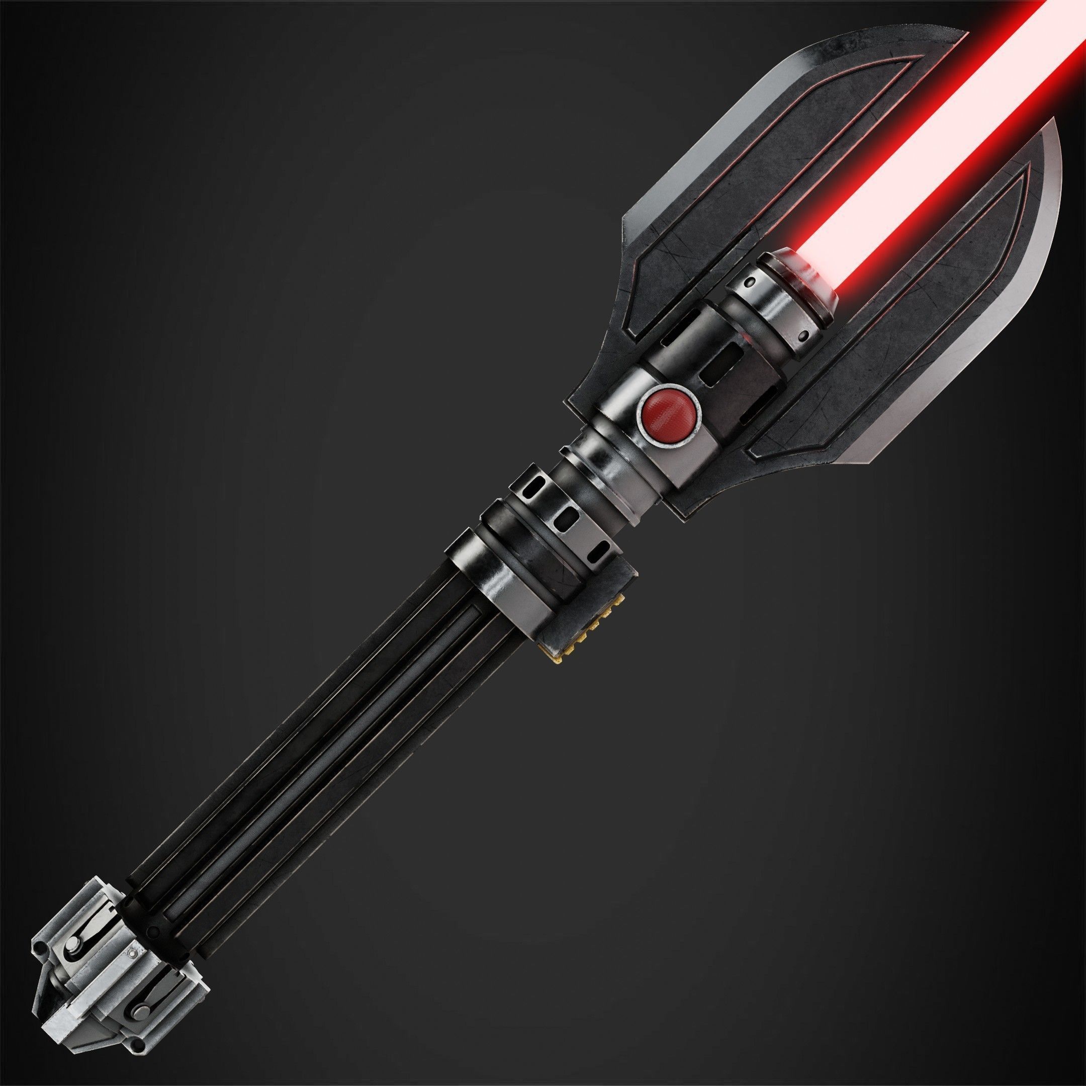 Star Wars Darth Malgus Lightsaber for Cosplay 3D model 3D printable ...