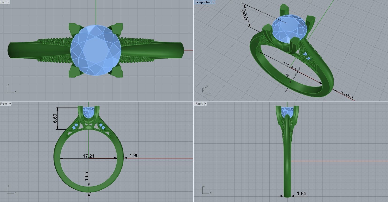 ring code 33 3D print model_1