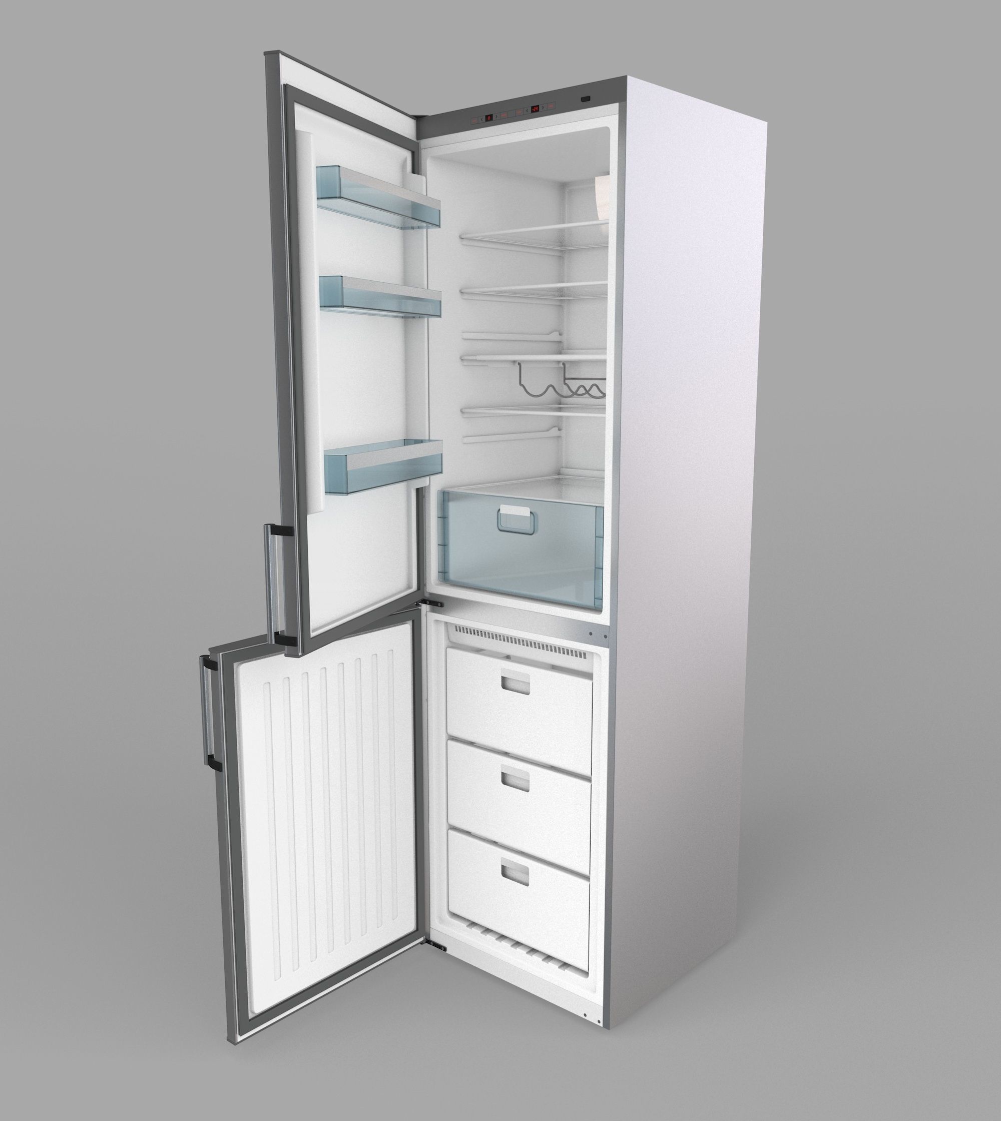Fridge 3D model_1