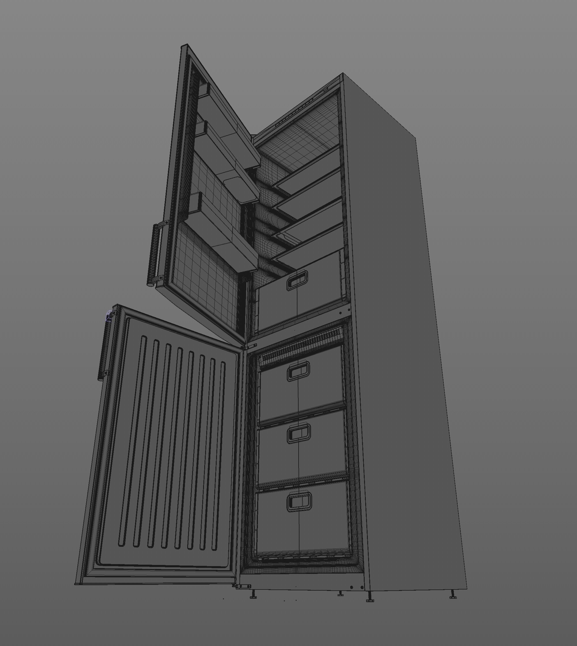 Fridge 3D model_7