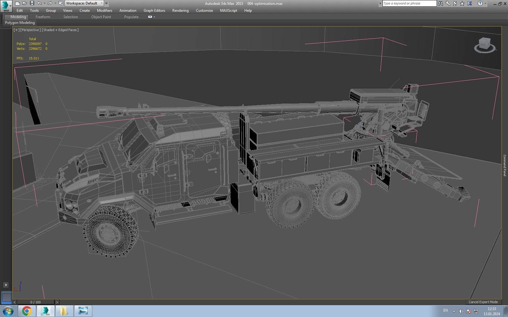 Howitzer Bogdana 3D model_57