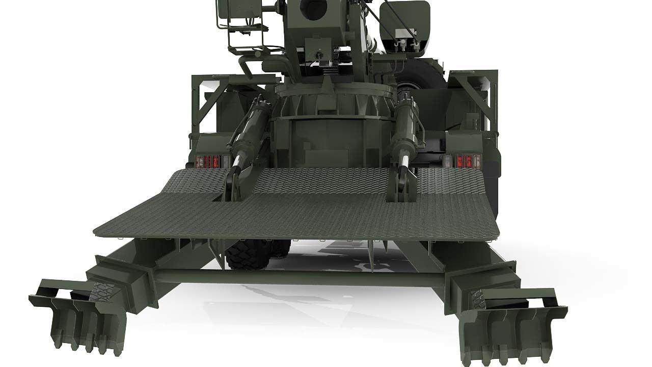 Howitzer Bogdana 3D model_53
