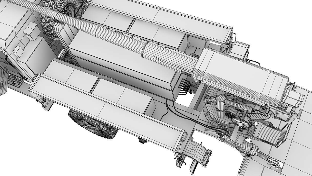 Howitzer Bogdana 3D model_16