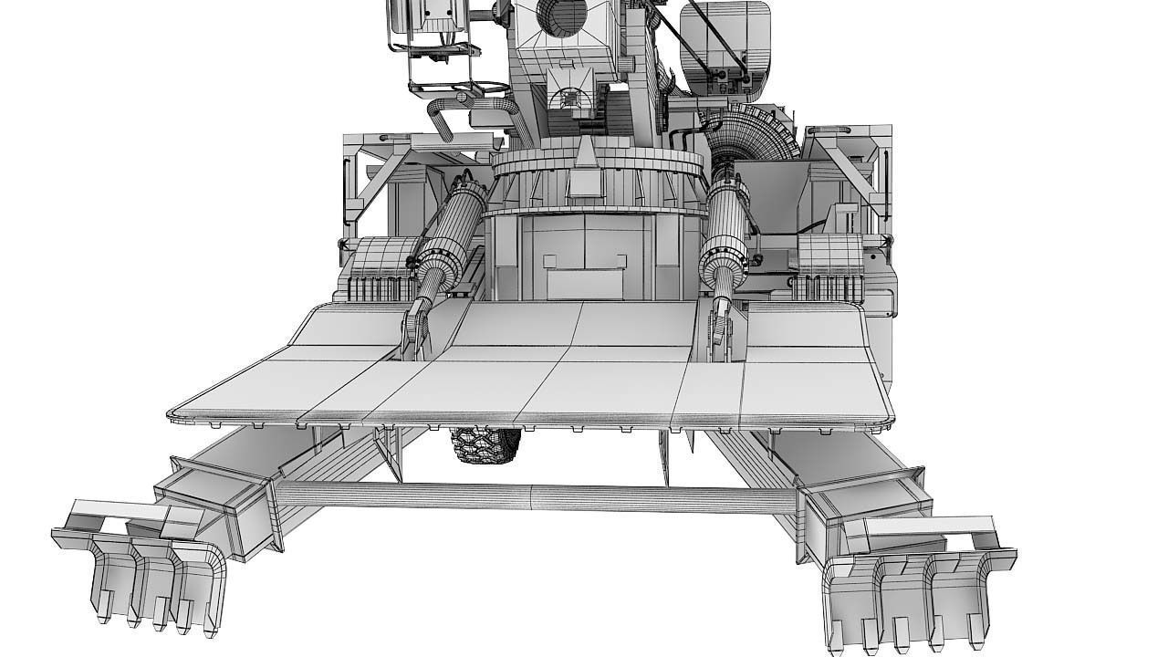 Howitzer Bogdana 3D model_27