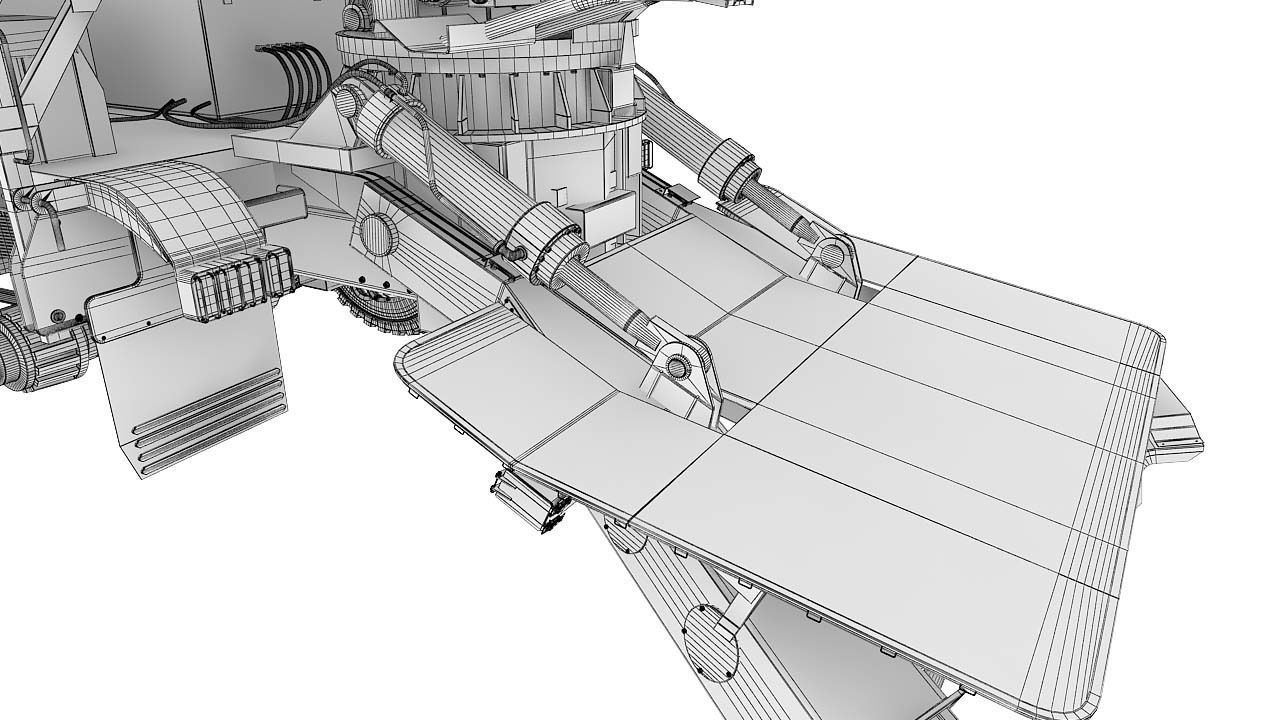 Howitzer Bogdana 3D model_20