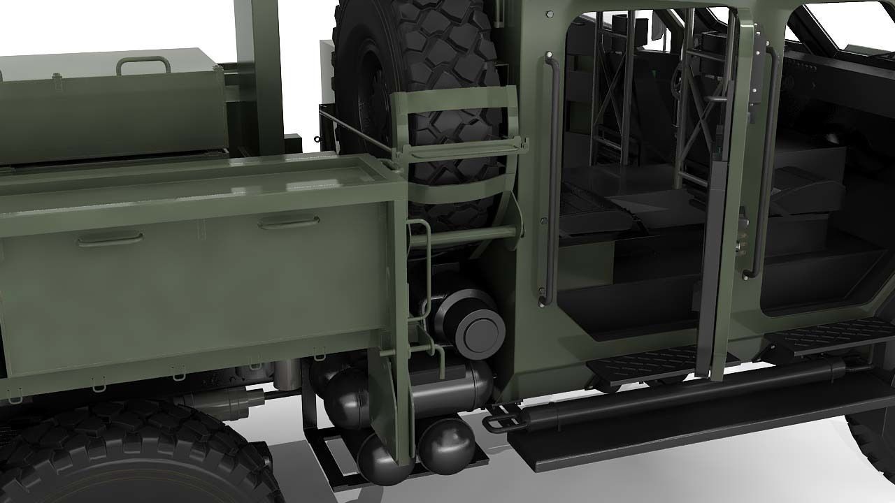 Howitzer Bogdana 3D model_21