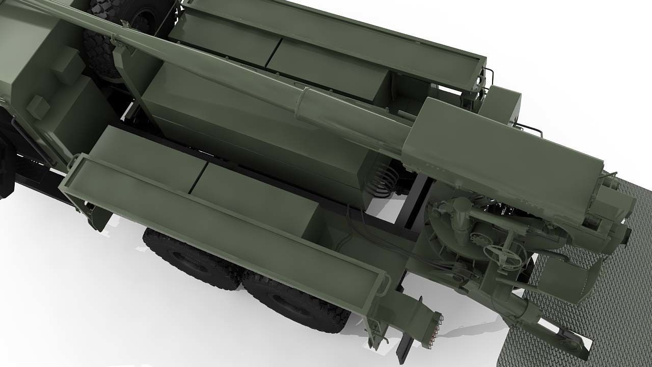 Howitzer Bogdana 3D model_46
