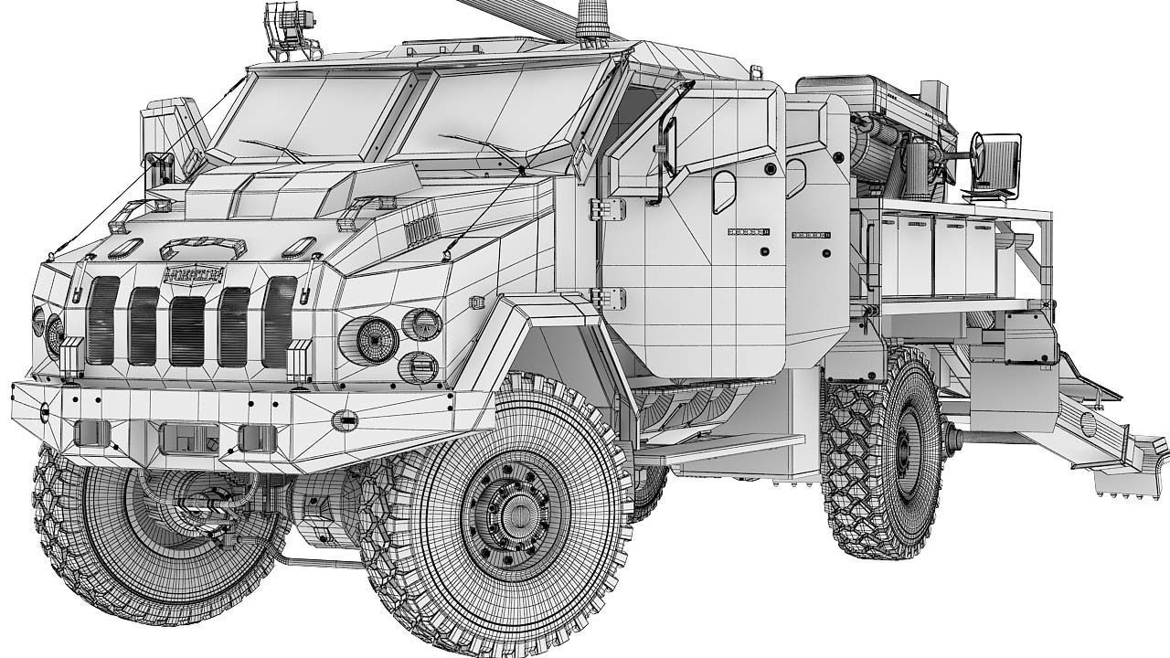 Howitzer Bogdana 3D model_26