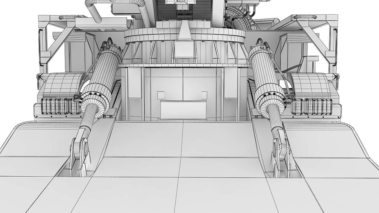 Howitzer Bogdana 3D model_18