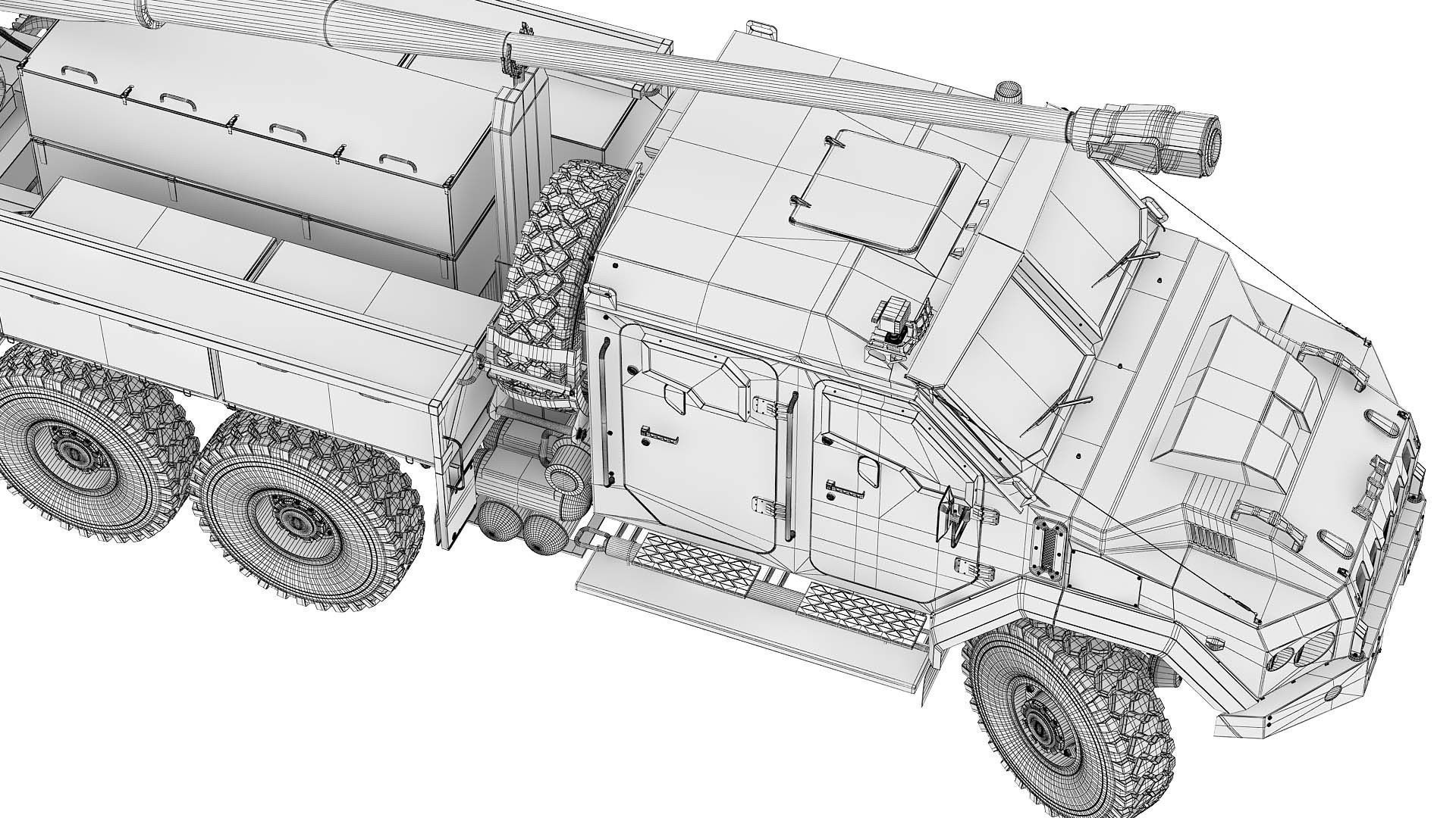 Howitzer Bogdana 3D model_38